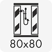 Кабины 80х80