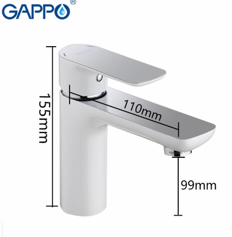 Смеситель Gappo Tomahawk G1002-8 для раковины