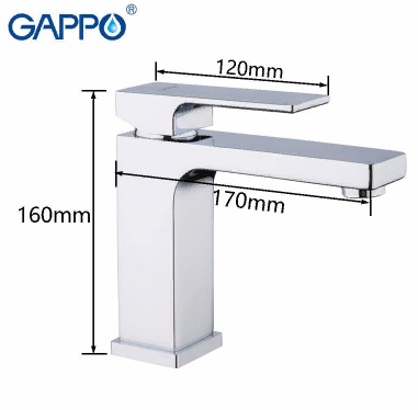 Смеситель Gappo Futura G1018 для раковины