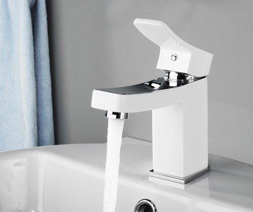 Смеситель Wasser Kraft Aller 1063 White для раковины белый