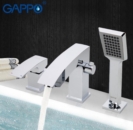 Смеситель на борт ванны Gappo Jacob G1107 на 3 отверстия