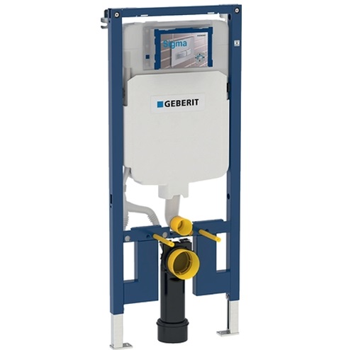 Инсталляция Geberit Sigma Duofix 111.796.00.1 для подвесного унитаза, H112, глубина 8 см