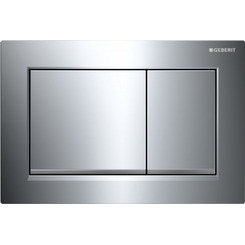Кнопка смыва Geberit Omega 30 115.080.KH.1 цвет глянцевый хром / матовый хром