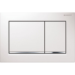Кнопка смыва Geberit Omega 30 115.080.KJ.1 цвет белый/хром глянец
