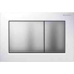 Кнопка смыва Geberit Omega 30 115.080.KL.1 цвет белый/хром
