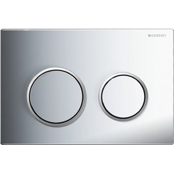 Кнопка смыва Geberit Omega 20 115.085.KH.1 цвет хром глянец/хром матовый