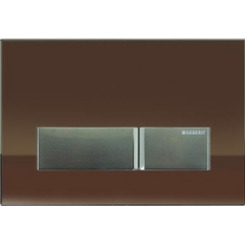 Кнопка смыва Geberit Sigma 40 115.600.SQ.1 со встроенной системой удаления запаха, цвет умбра