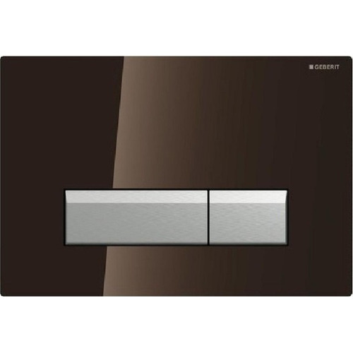 Кнопка смыва Geberit Sigma 40 115.600.SQ.1 со встроенной системой удаления запаха, цвет умбра