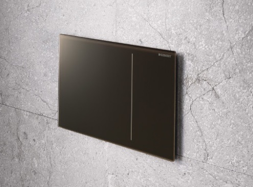 Кнопка смыва Geberit Sigma 70 115.620.SQ.1 стекло, цвет умбра