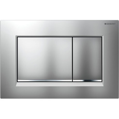 Кнопка смыва Geberit Sigma 30 115.883.KN.1 хром матовый/хром глянец