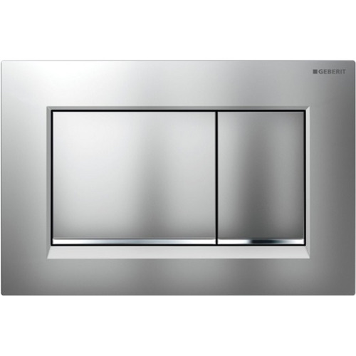 Кнопка смыва Geberit Sigma 30 115.883.KN.1 хром матовый/хром глянец