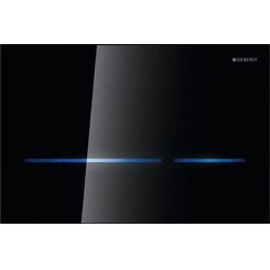 Кнопка смыва Geberit Sigma 80 116.090.SG.1 бесконтактная,стекло, цвет чёрный