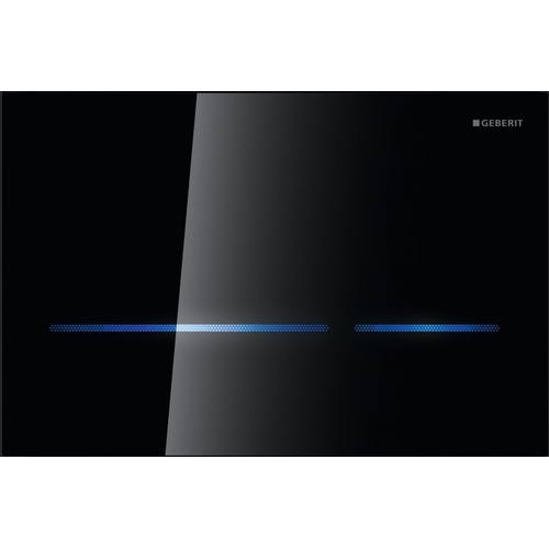 Кнопка смыва Geberit Sigma 80 116.090.SG.1 бесконтактная,стекло, цвет чёрный