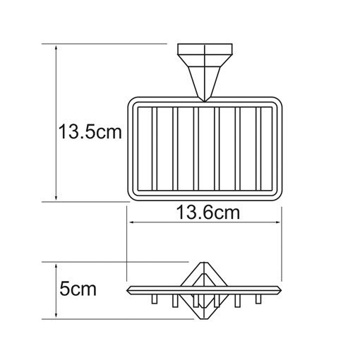 Мыльница решётка Wasser Kraft Aller K-1169