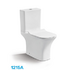 Унитаз-компакт CeramaLux 1215-P с микролифтом, безободковый