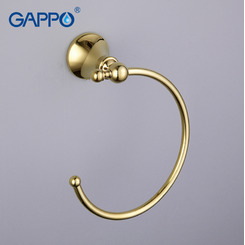 Полотенцедержатель кольцо Gappo G1404 золото