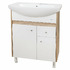 Тумба с раковиной АСБ Магнолия 65 белая лиственница