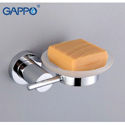 Мыльница Gappo G1802 из стекла с держателем