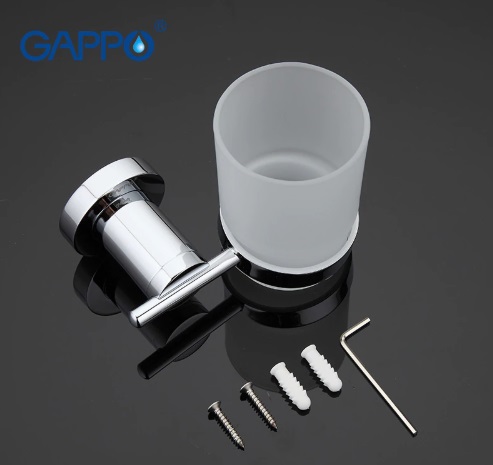 Стакан Gappo G1806 из стекла с держателем