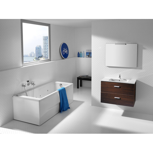 Акриловая ванна прямоугольная Roca Easy 170х75