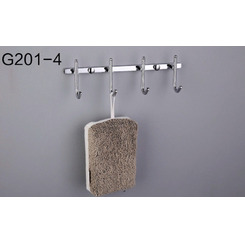 Вешалка 4 крючка Gappo G201-4 24 см