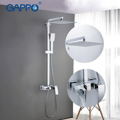 Душевая система Gappo Jacob G2407-30 белый-хром
