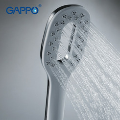 Душевая лейка Gappo G24 1 режим белая