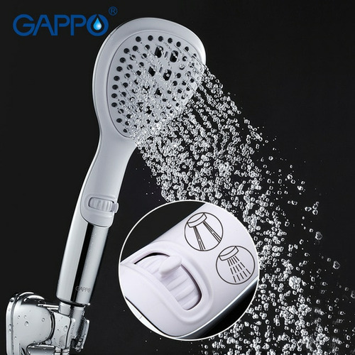 Душевая лейка Gappo G25 2 режима белая