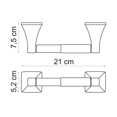 Держатель для бумаги Wasser Kraft Wern K-2522
