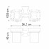 Стакан Wasser Kraft Wern K-2528D