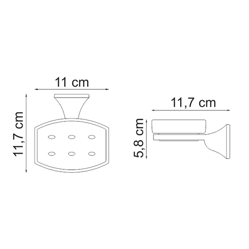Мыльница Wasser Kraft Wern K-2529