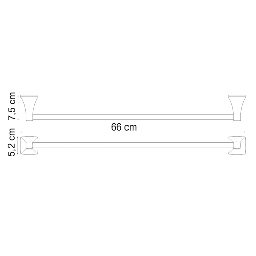 Полотенцедержатель Wasser Kraft Wern K-2530