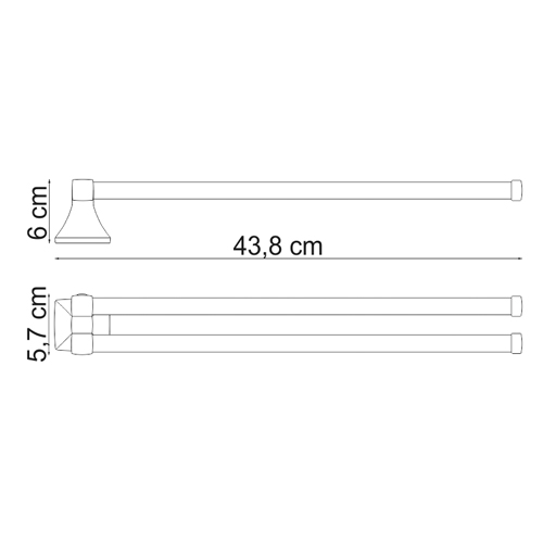 Полотенцедержатель Wasser Kraft Wern K-2531