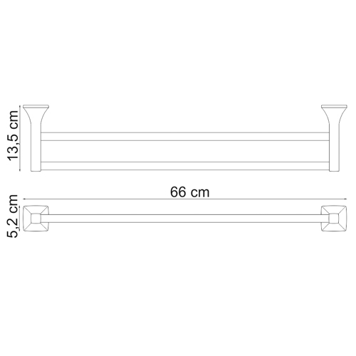 Полотенцедержатель Wasser Kraft Wern K-2540