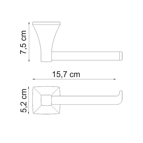 Держатель для бумаги Wasser Kraft Wern K-2596