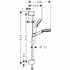 Душевой гарнитур Hansgrohe Crometta 26536400 (хром-белый)
