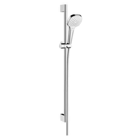 Душевой гарнитур Hansgrohe Croma 110 Select E Multi 26590400 (хром-белый)