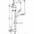 Душевой гарнитур Hansgrohe Croma 110 Select E Vario 26592400 (хром-белый)