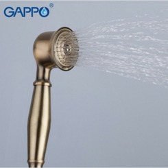 Душевая лейка Gappo G26 1 режим бронза