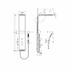 Душевая панель Hansgrohe Raindance Lift 27008000 с термостатом