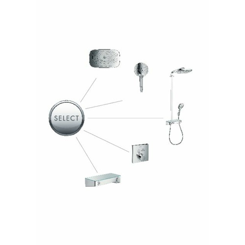 Душевая система Hansgrohe Raindance Select Showerpipe E300 3jet 27127000 с термостатом