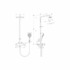 Душевая система Hansgrohe Raindance Select Showerpipe E300 2jet 27128000 с термостатом