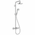 Душевая система Hansgrohe Croma Select S 180 2 Jet Showerpipe 27253400 с термостатом (хром-белый)