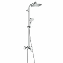 Душевая система Hansgrohe Crometta S 240 1jet Showerpipe Ecosmart 27269000