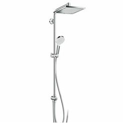 Душевая система Hansgrohe Crometta Е 240 1jet Showerpipe Reno Ecosmart 27289000