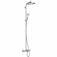 Душевая система Hansgrohe Crometta S 240 1jet Showerpipe  27320000 с термостатом