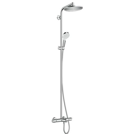 Душевая система Hansgrohe Crometta S 240 1jet Showerpipe  27320000 с термостатом