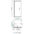 Душевой уголок Wasser Kraft Salm 27I03 90х90