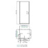 Душевой уголок Wasser Kraft Salm 27I20 90х80