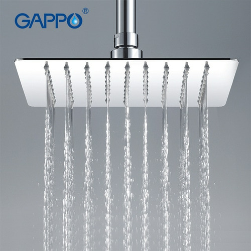 Тропическая лейка Gappo G28 200х200 нержавеющая сталь